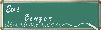 Evi Binzer Visitenkarte